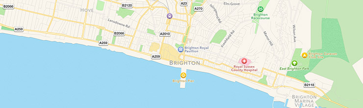 Brighton map